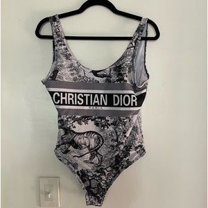Christian Dior one piece.. black and white